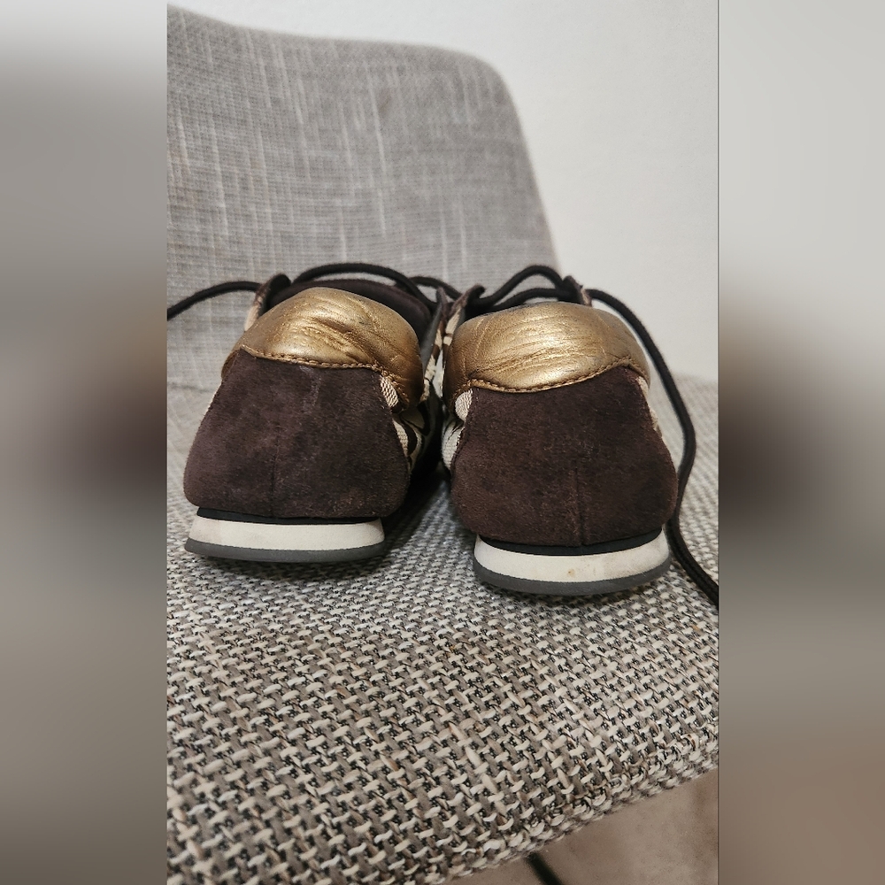 Coach Designer Patterned Sneakers - image 2